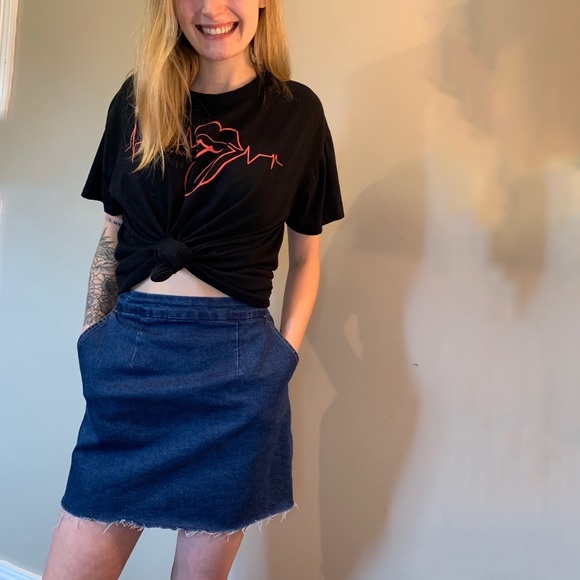 vintage jean skirt - Picture 9 of 12